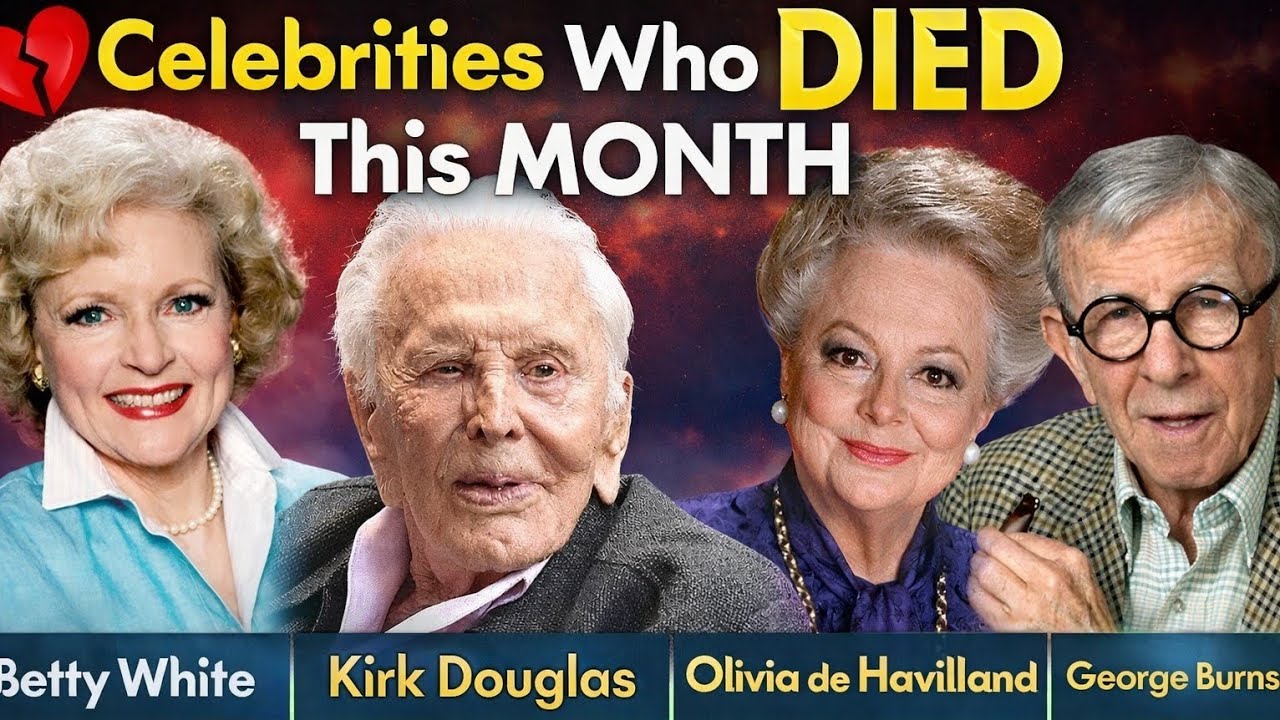 💔 Celebrities Who Died This Month — The World Wasn’t Ready