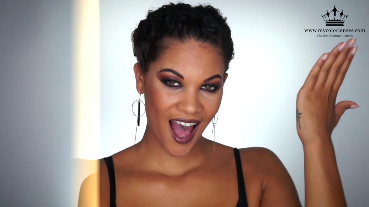 Lenti colorate grigia Obsession Paris Perfection Gold - Mycolorlenses.com