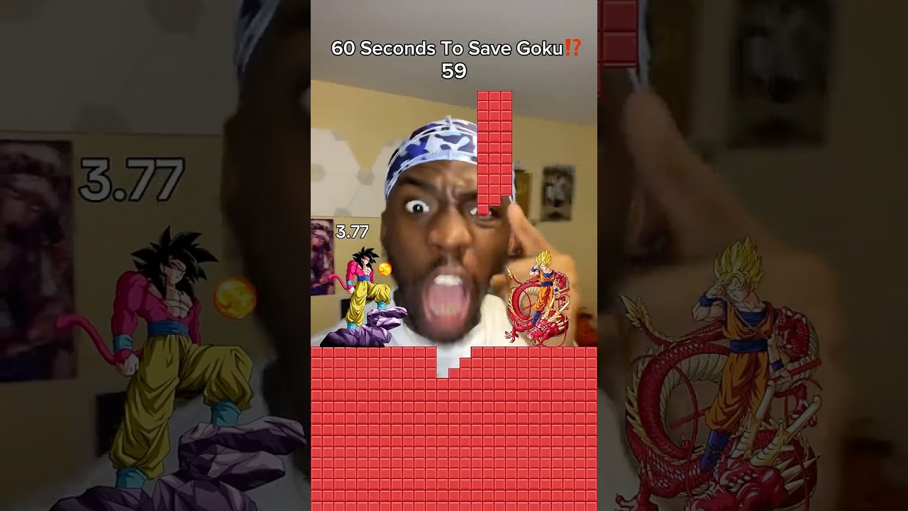 60 Seconds To Save Goku FROM GOKU⁉️😨(pt.2) 
