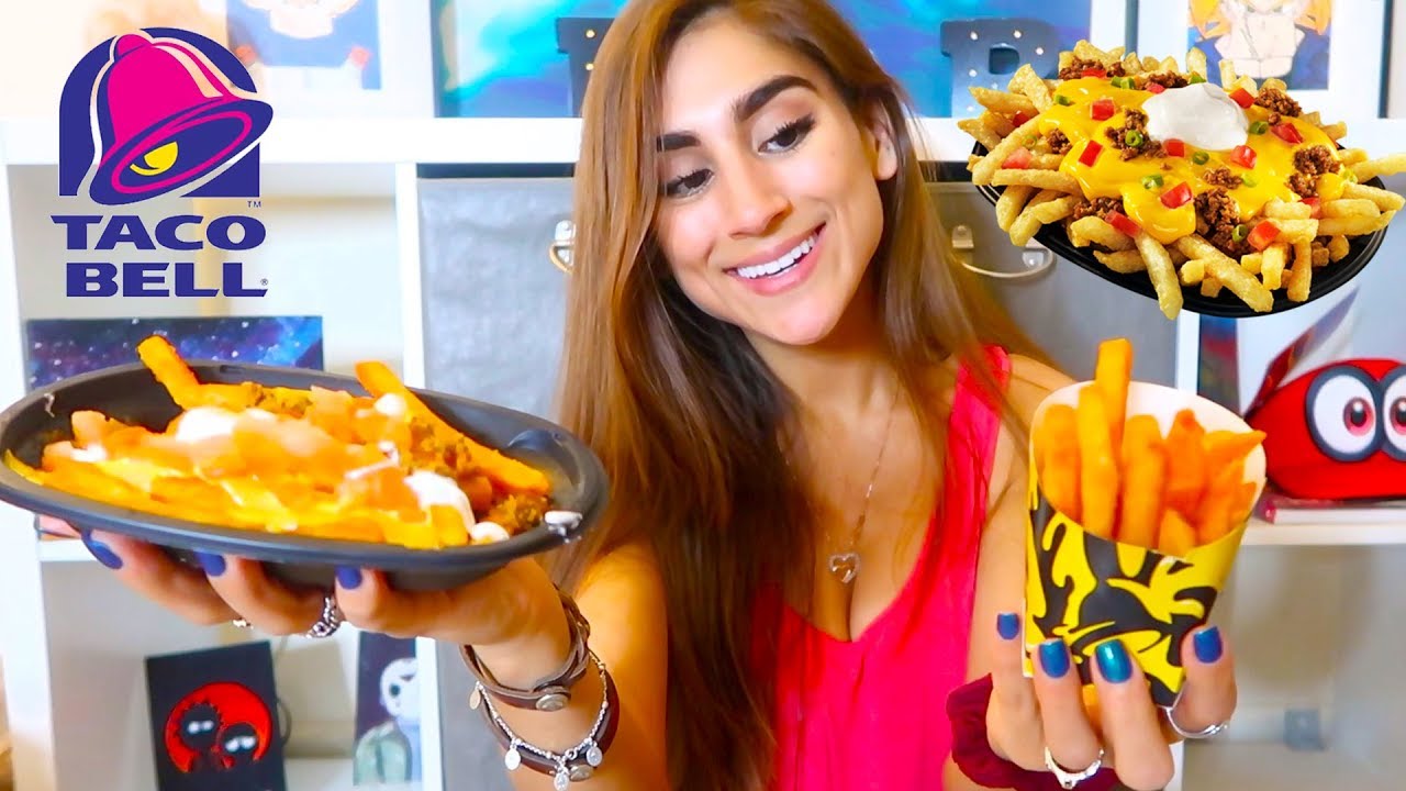 TRYING TACO BELL FRIES & SUPREME FRIES!