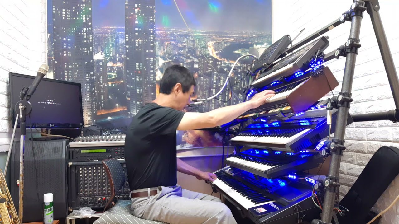 전자올겐연주 🎹오지않는님 뽕짝 메들리