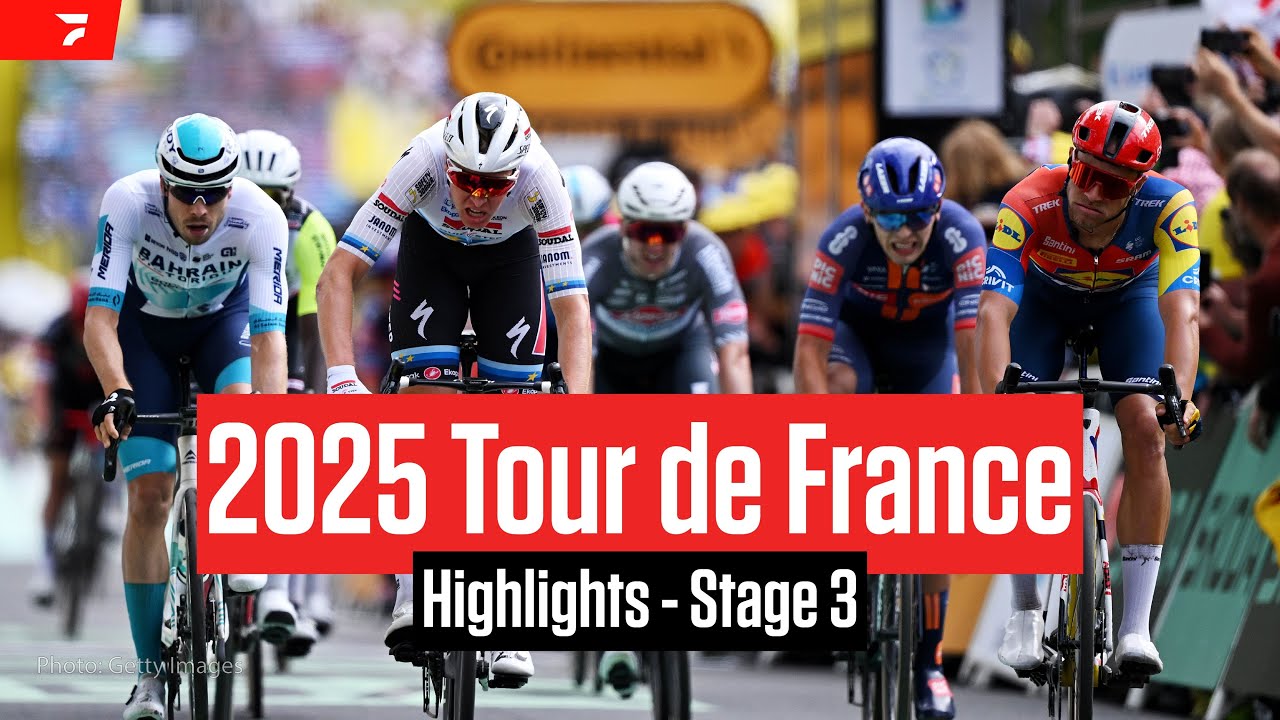 Tour de France 2025 Stage 3 Highlights