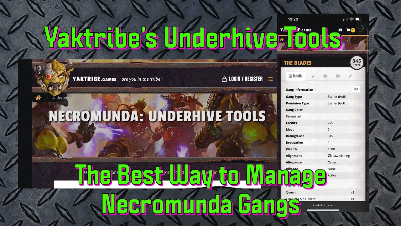 Intro to Necromunda: Underhive Tools | Dome Runners TV
