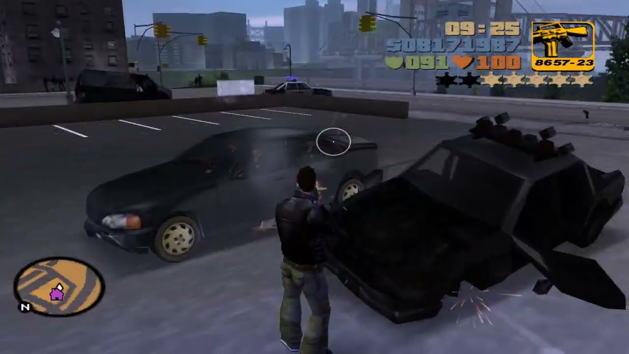 GTA 3 Claude Rampage + 7 Star Wanted Level Escape