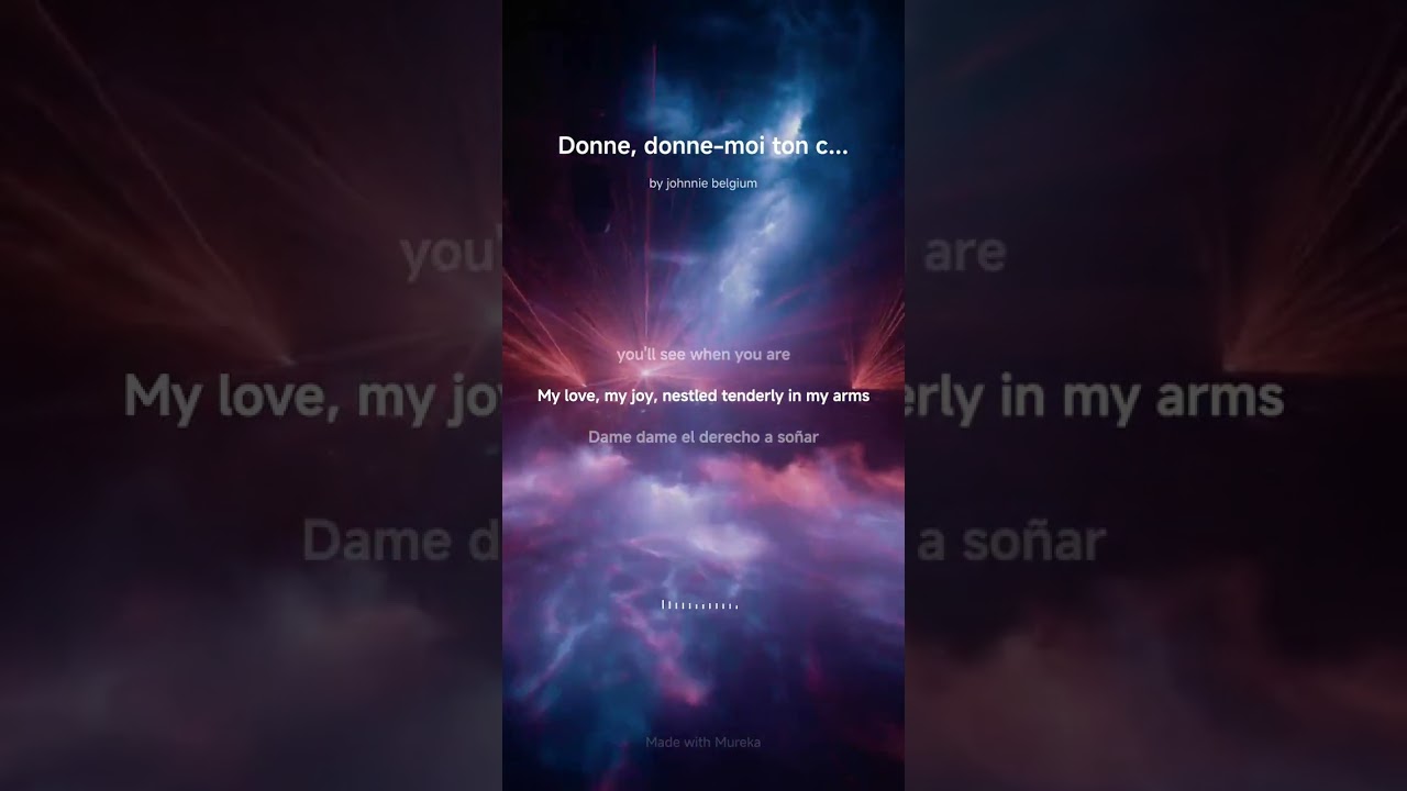 Donne  donne moi ton coeur vide d'amour