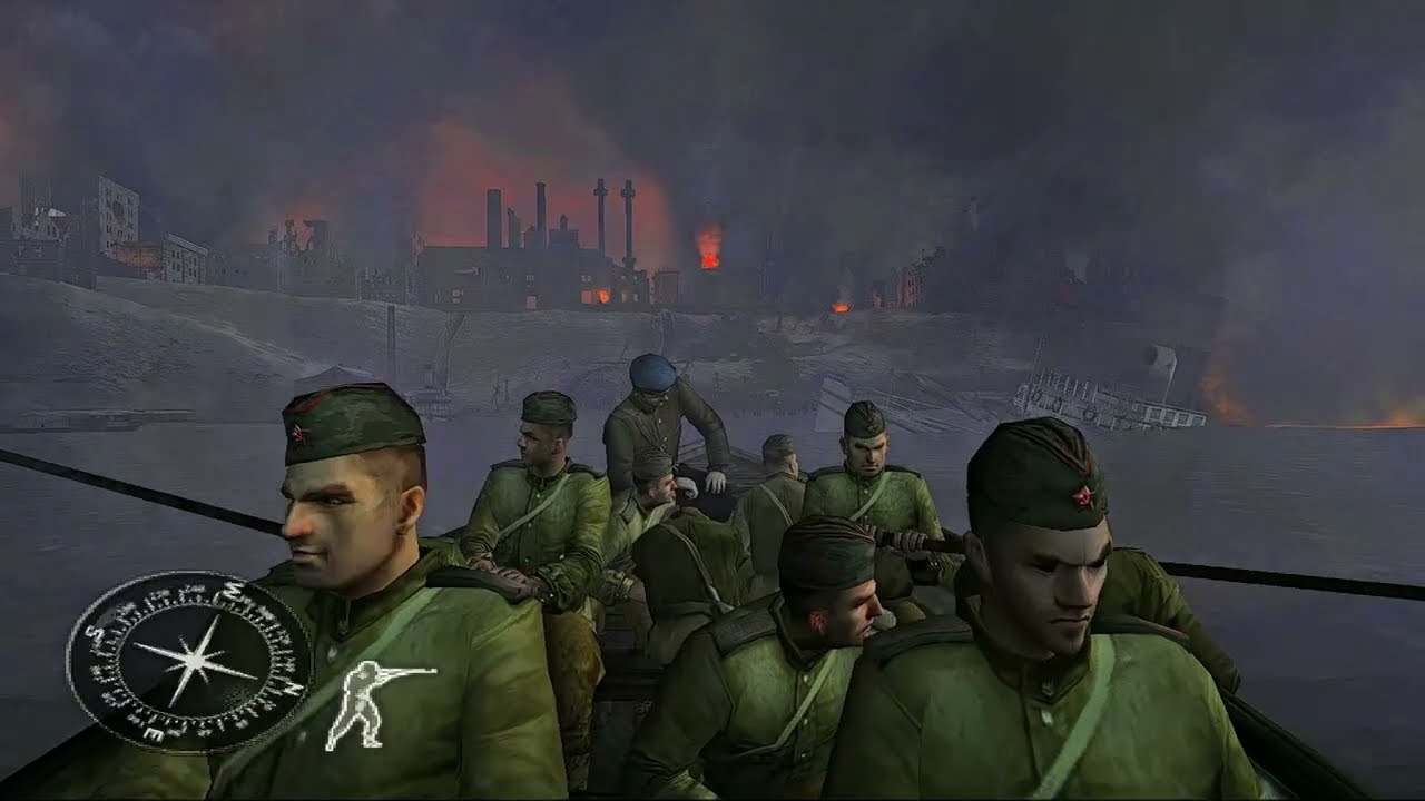 Greatest (and overclocked) opening scene in COD/Call of Duty: Finest Hour [4k:60FPS] 🎬