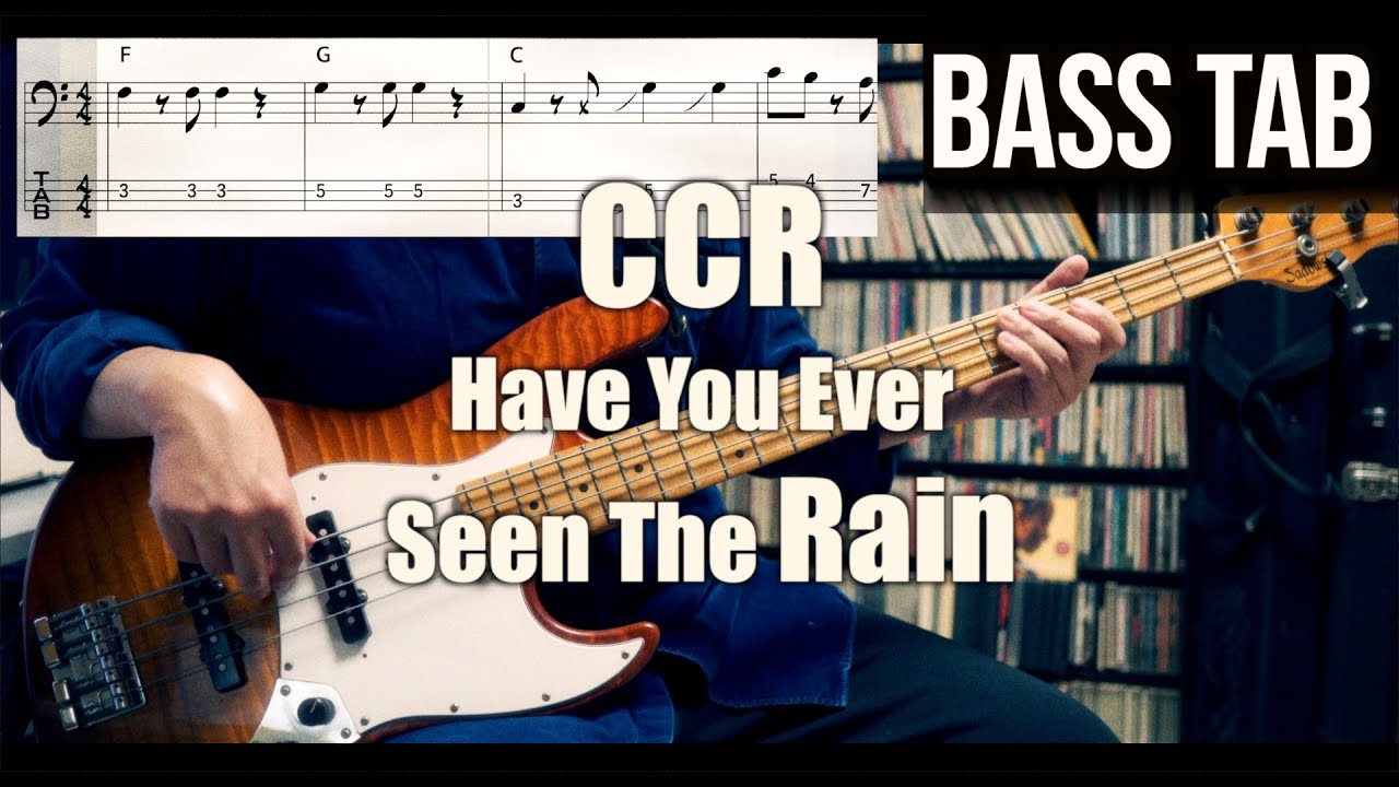 *CCR - Have You Ever Seen The Rain (Bass Cover with TABS) Get the PDF on Patreon