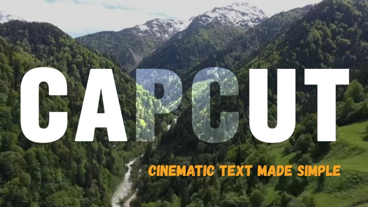 This Is How Cinematic Text Is Actually Made in CapCut