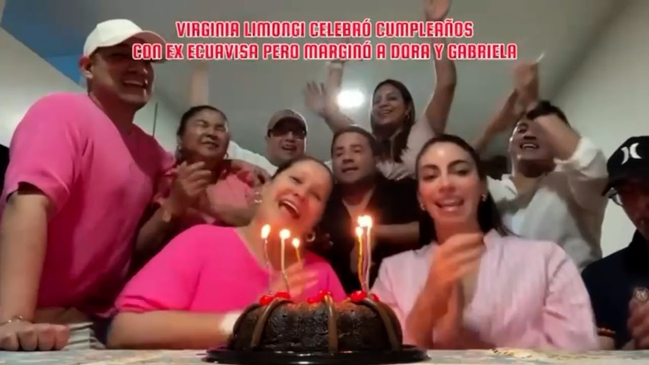 Virginia Celebró su cumpleaños y margino a DORA y Gabriela por Hipócritas