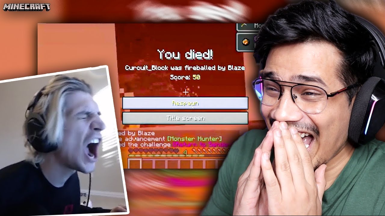 Funniest Minecraft Hardcore Deaths 😂 | Waamu Reacts #3