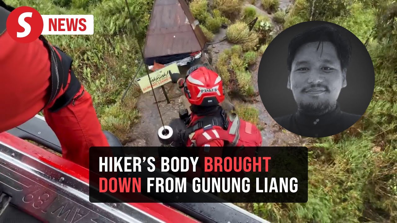 Hiker's body retrieved from Gunung Liang after weather delays airlift