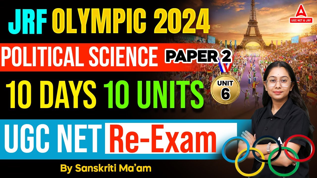 UGC NET Political Science Unit 6 | UGC NET Political Science Classes By Sanskriti Ma'am