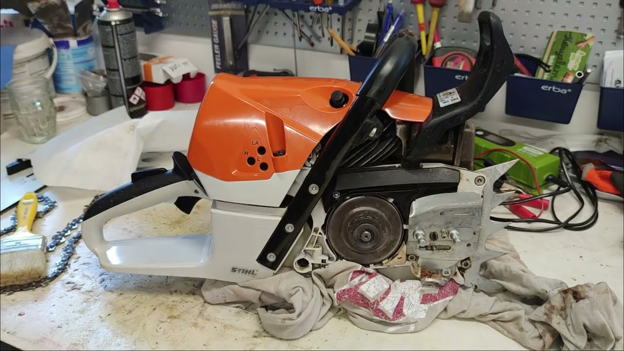 Láncfűrész karbantartása Stihl ms462/ chainsaw basic maintenance