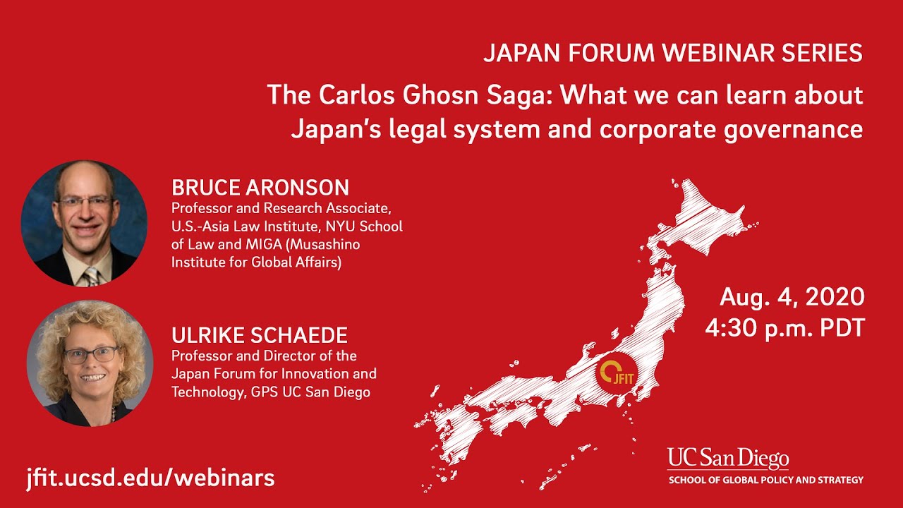 The Carlos Ghosn Saga: What we can learn about Japan’s legal system and corporate governance