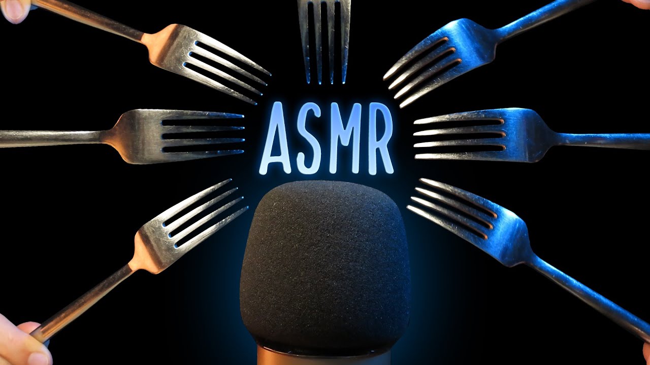 ASMR Fork Mic Scratching to make you Sleep & Tingle!  1H+  (no talking)