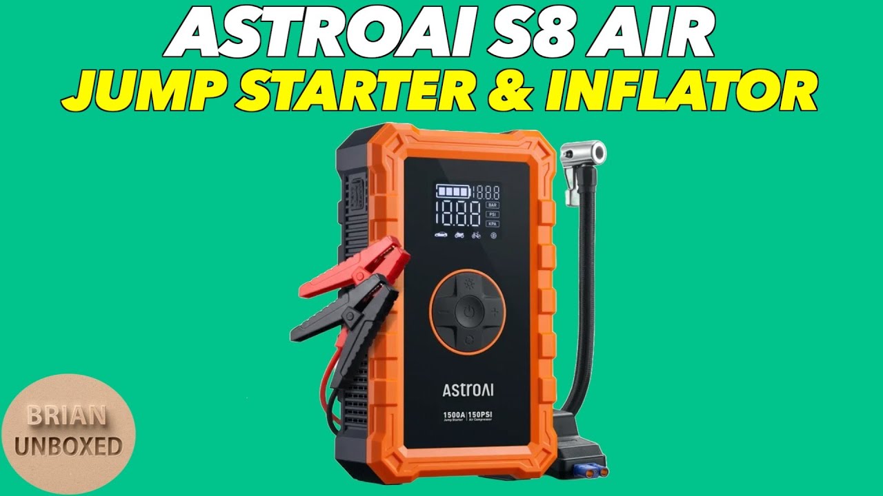 AstroAI S8 Air Jump Starter & Air Compressor - Review