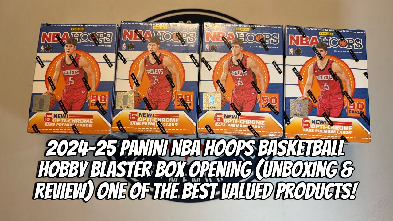 2024-25 Panini NBA Hoops Basketball Hobby Blaster Box Opening (Unboxing & Review) Best Value Box out