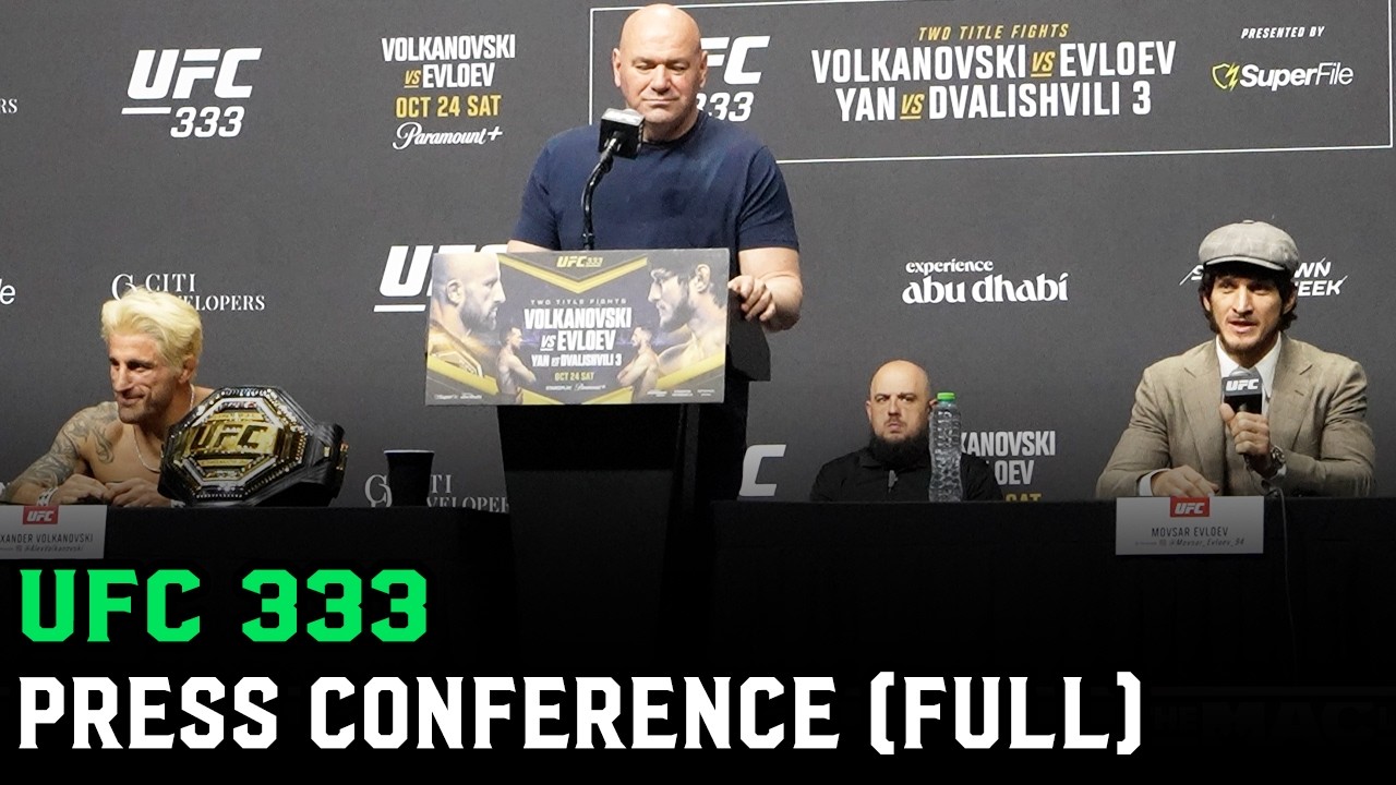 UFC 333: Press Conference (FULL)