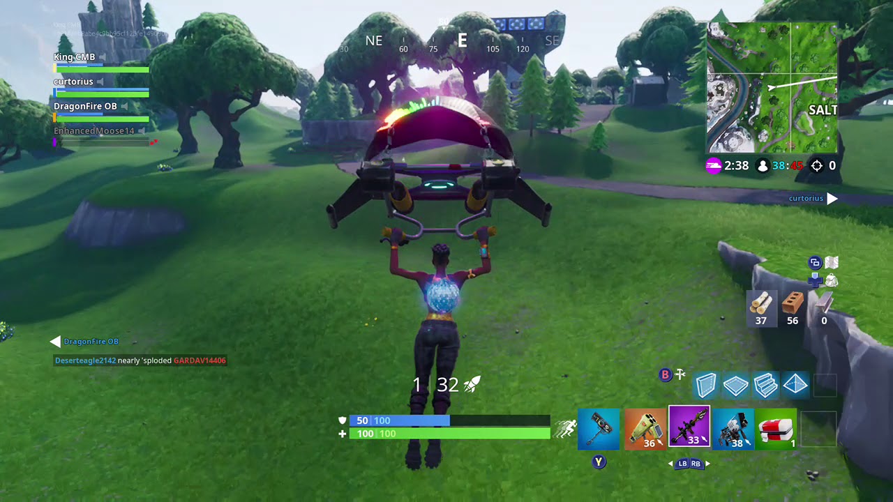 Disco Diva does High Exposive 50 in Fortnite