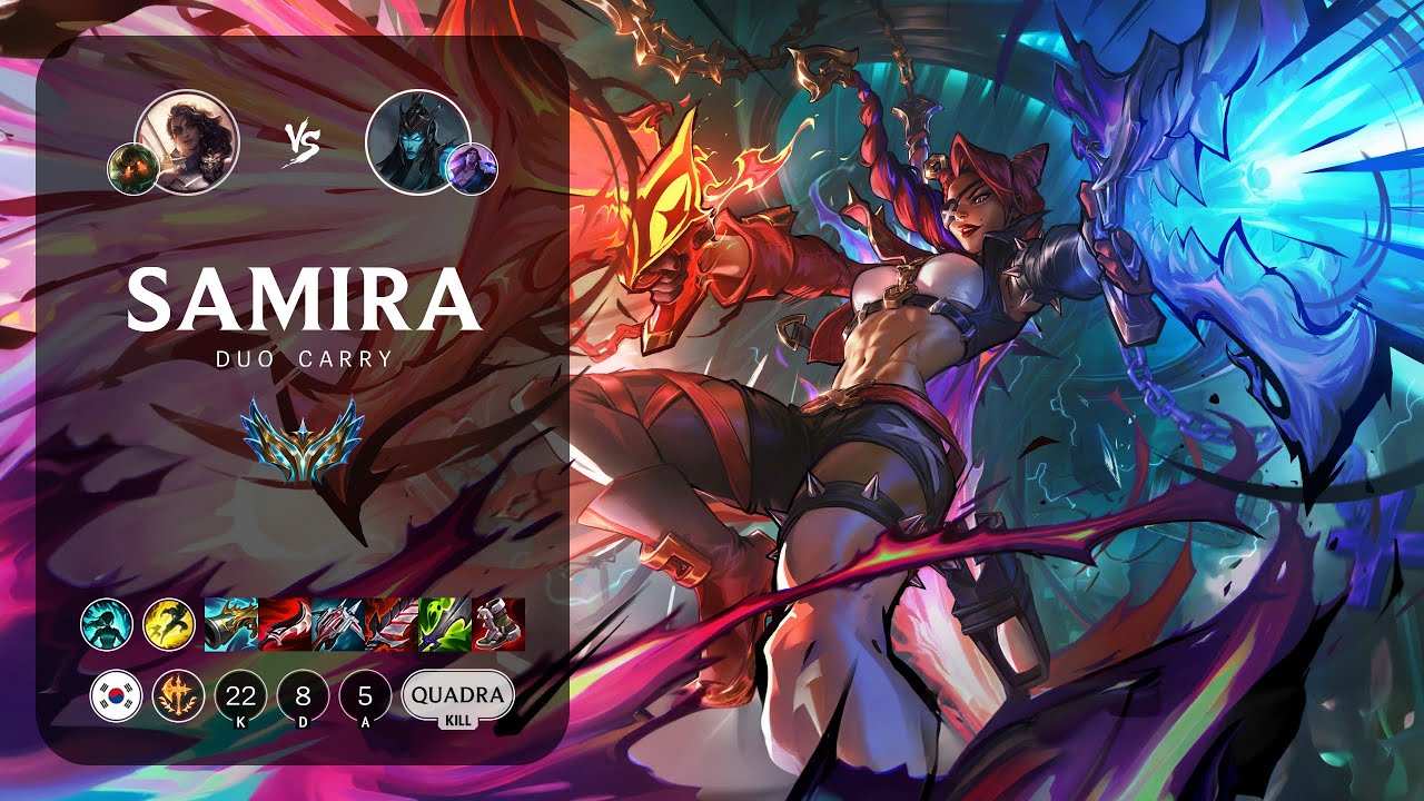 Samira ADC vs Kalista - KR Challenger Patch 13.24