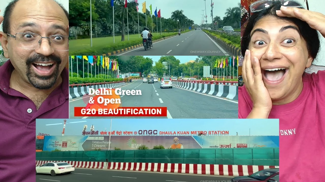 New India😯 - G20 Delhi Roads Beautification - Delhi is Mind-Blowing 😱| Open & Green✨!
