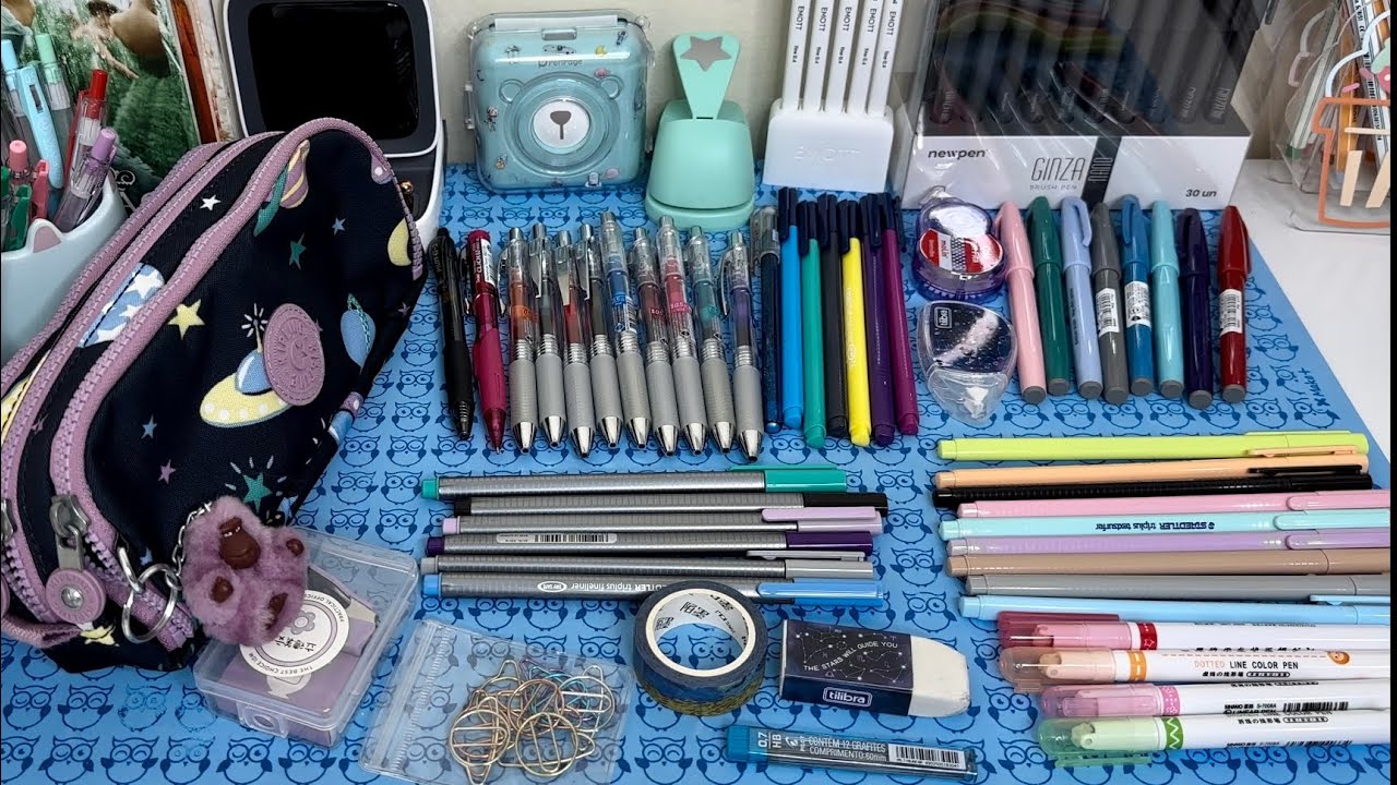 ORGANIZANDO MEU ESTOJO KIPLING PARA O VOLTA AS AULAS 2023✨