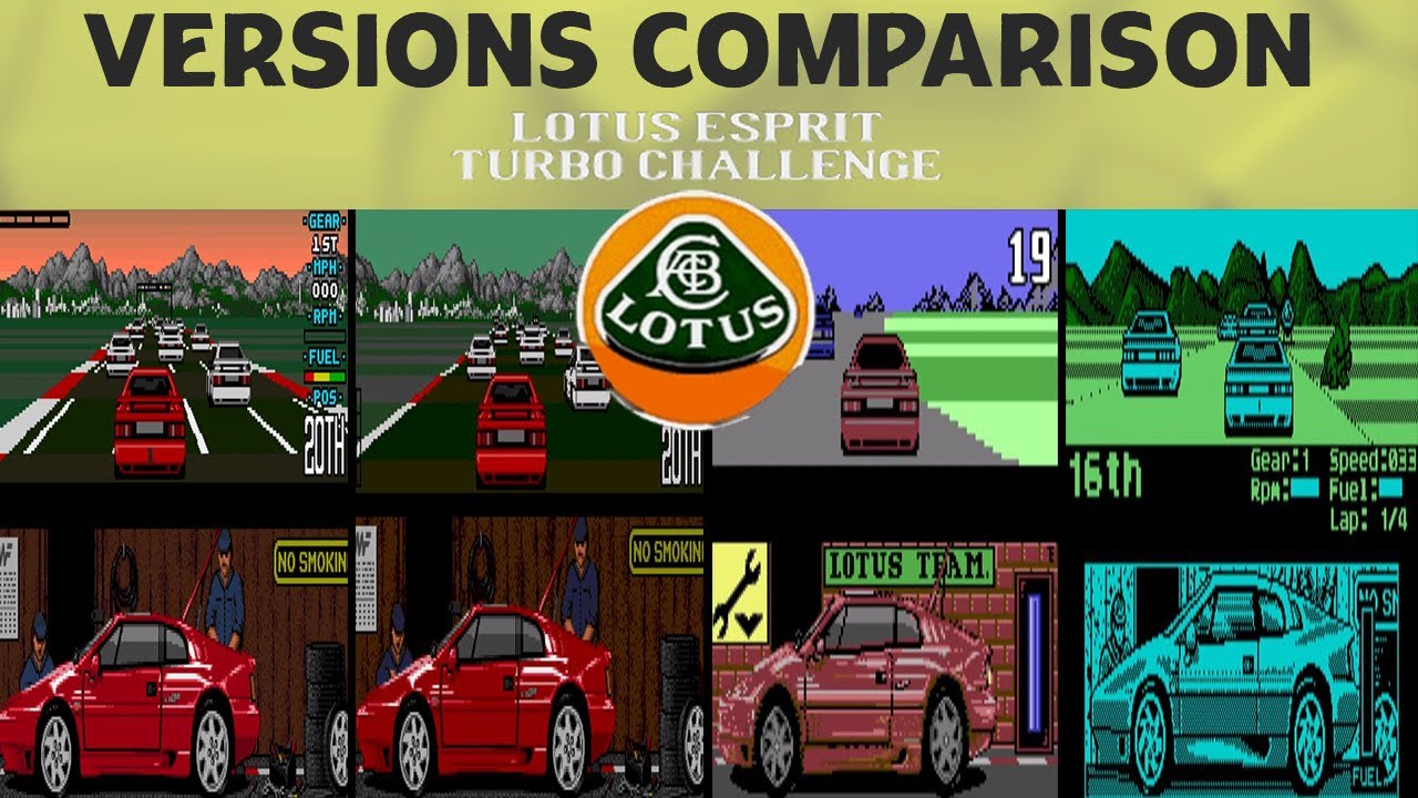 Lotus Esprit Turbo Challenge -Versions Comparison- #49