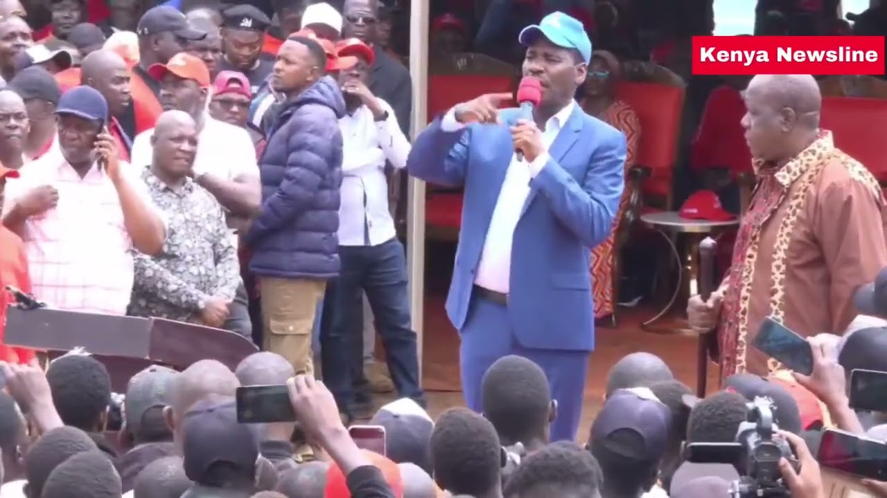 WATU WENGI NI KUPIGA MDOMO NA KAZI HAWAWEZI. Peter Munya combines Ruto, Gachagua slams them head on