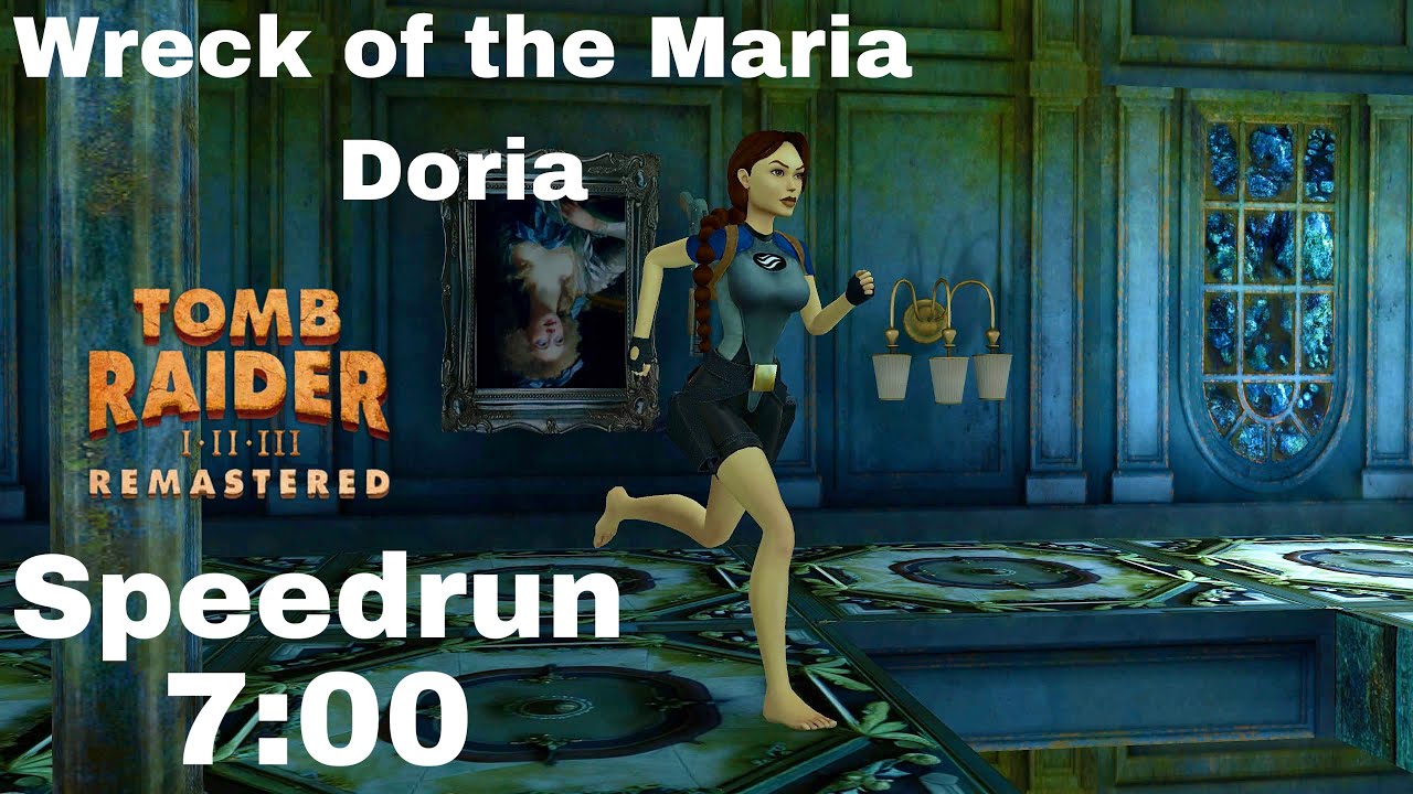 Tomb Raider 2 Remastered: Wreck of the Maria Doria - Speedrun - 7:00