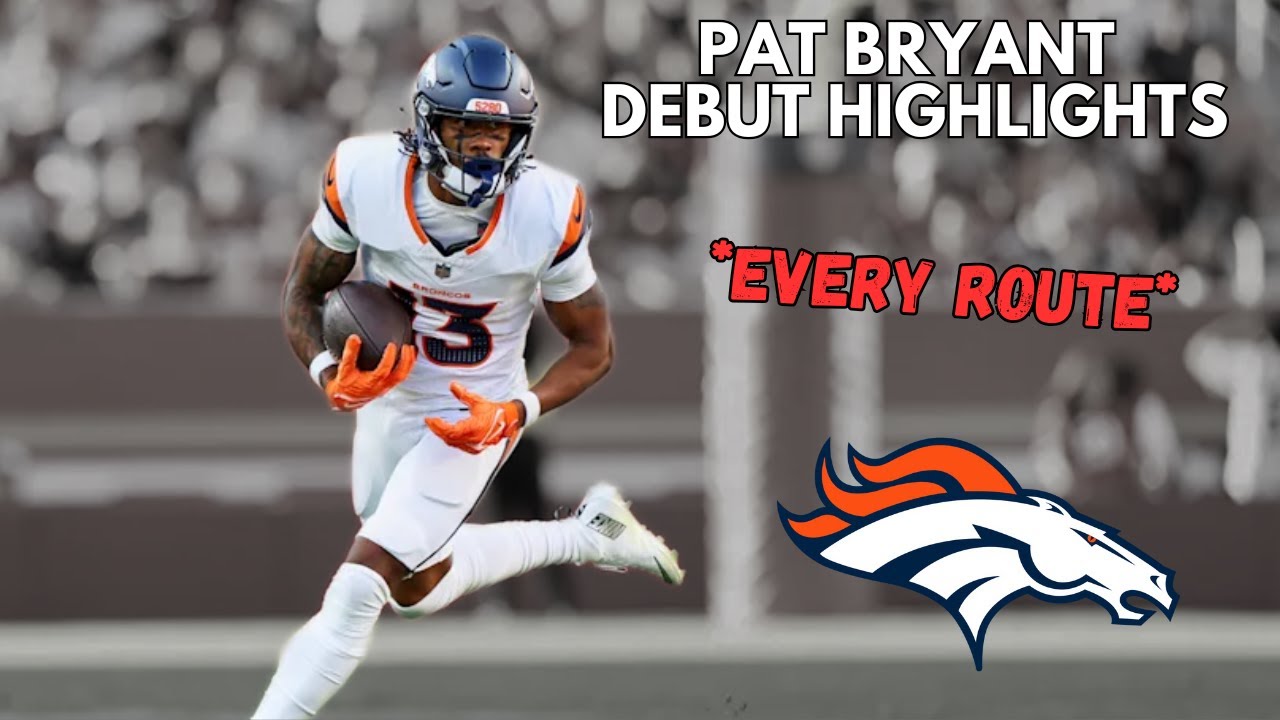 Pat Bryant NFL Debut Highlights 🔥 | 2025 Preseason
