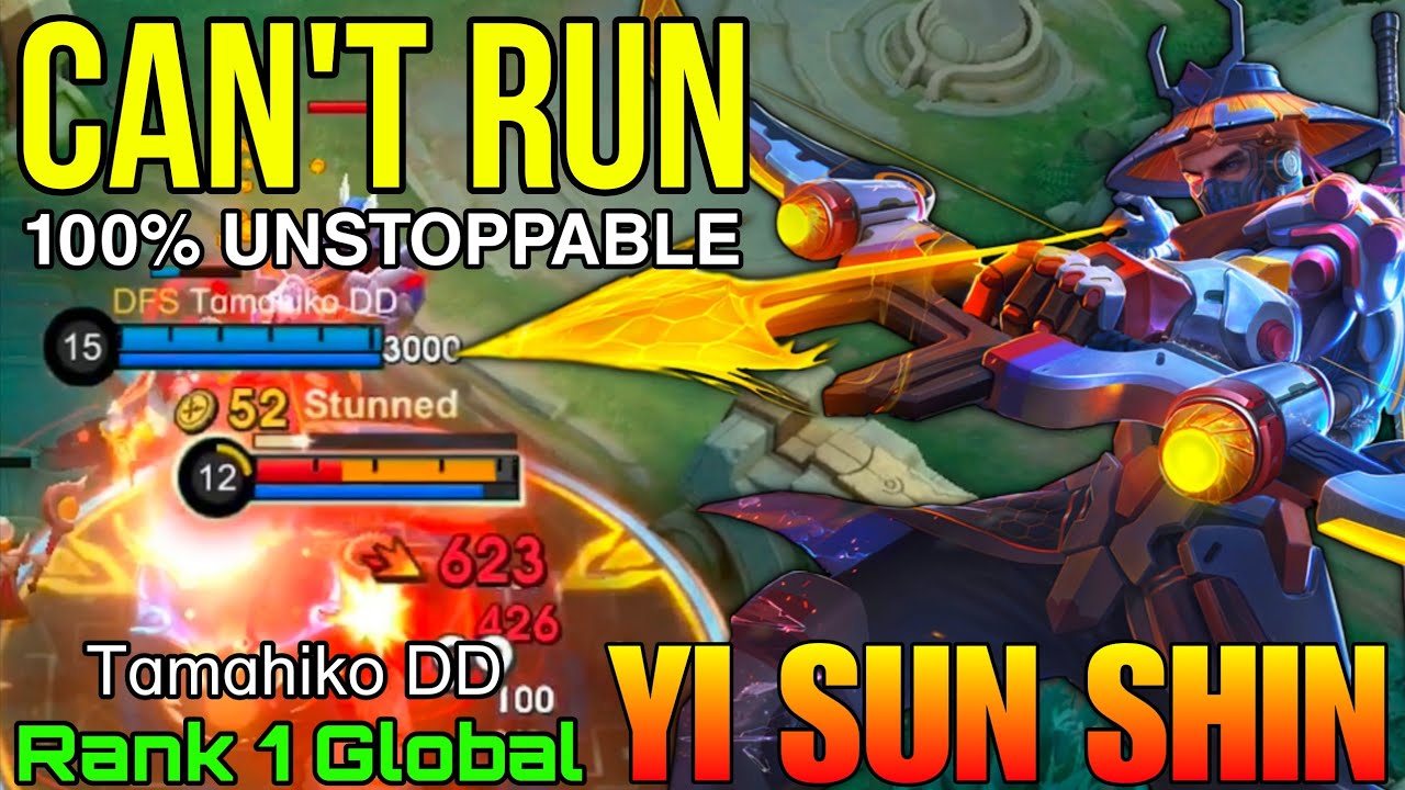 You Can't Escape Me! Yi Sun Shin Perfect Gameplay - Top 1 Global Yi Sun Shin by Tɑmɑhiko DD - MLBB 