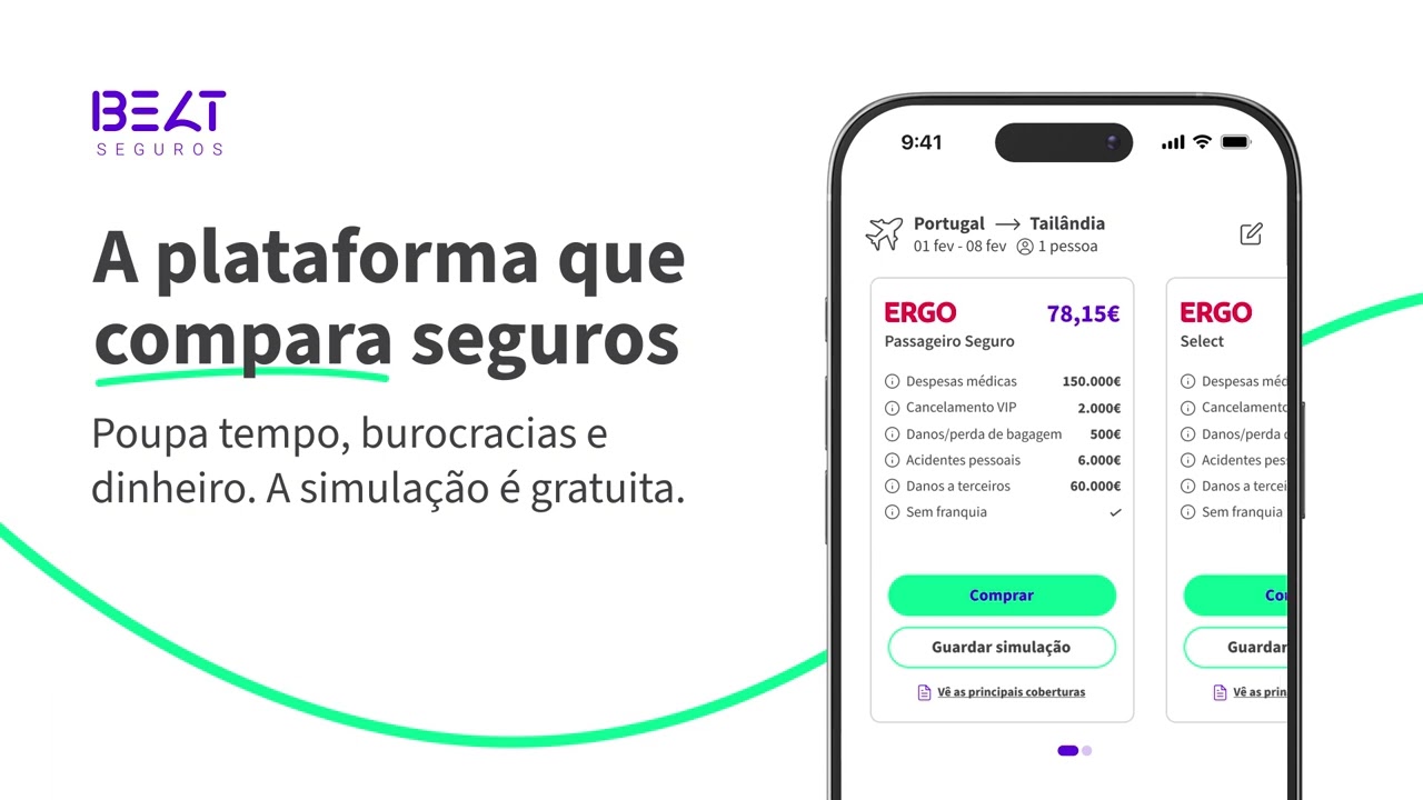 A plataforma 100% digital onde podes simular e comprar com as melhores seguradoras. | BELT Seguros