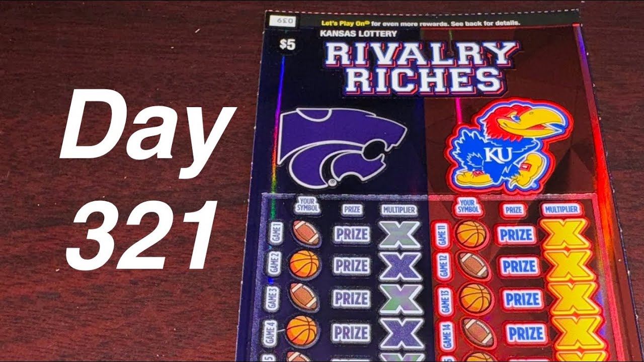 Rivalry Riches #2 - Day 321 of Scratching Lottery Tickets - Kansas Lottery
