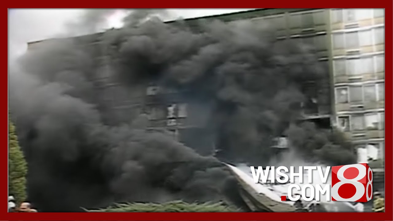 Air Force jet crashes into Indianapolis hotel killing 10 in 1987
