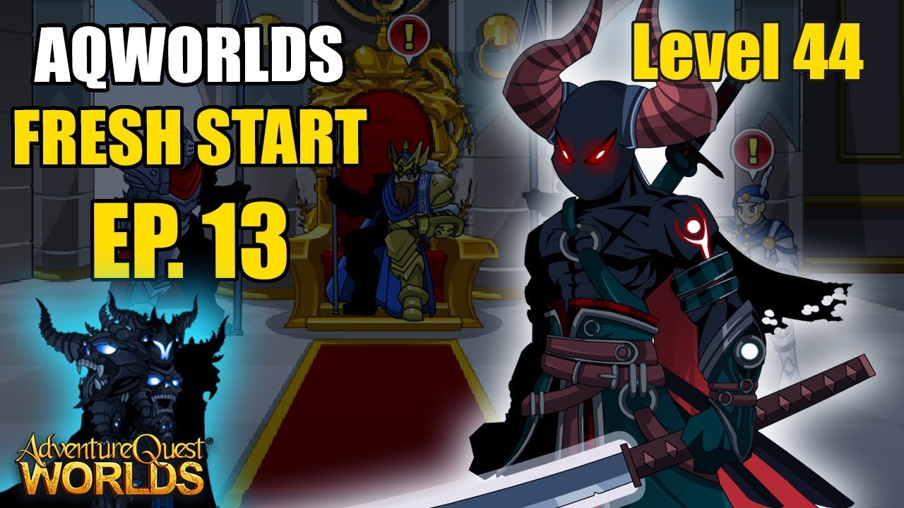 AQW Fresh Start Episode 13 - LEGION TOKEN FARMING! Adventure Quest Worlds
