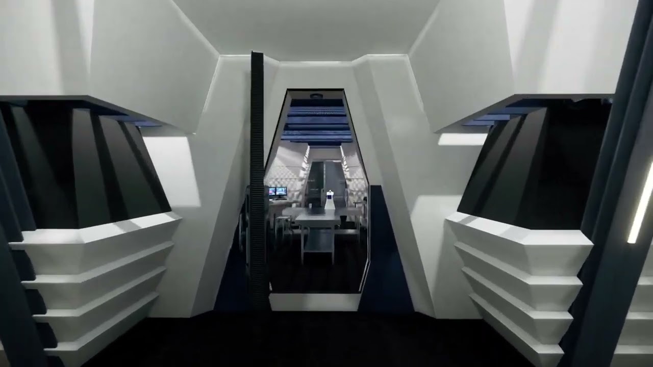 BSG Battlestar Galactica baltar's lab 3D virtual tour