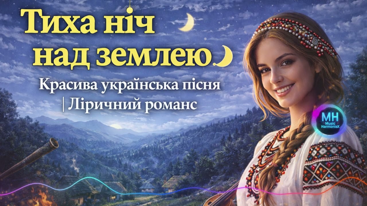 Тиха ніч над землею 🌙 Красива українська пісня | Ліричний романс