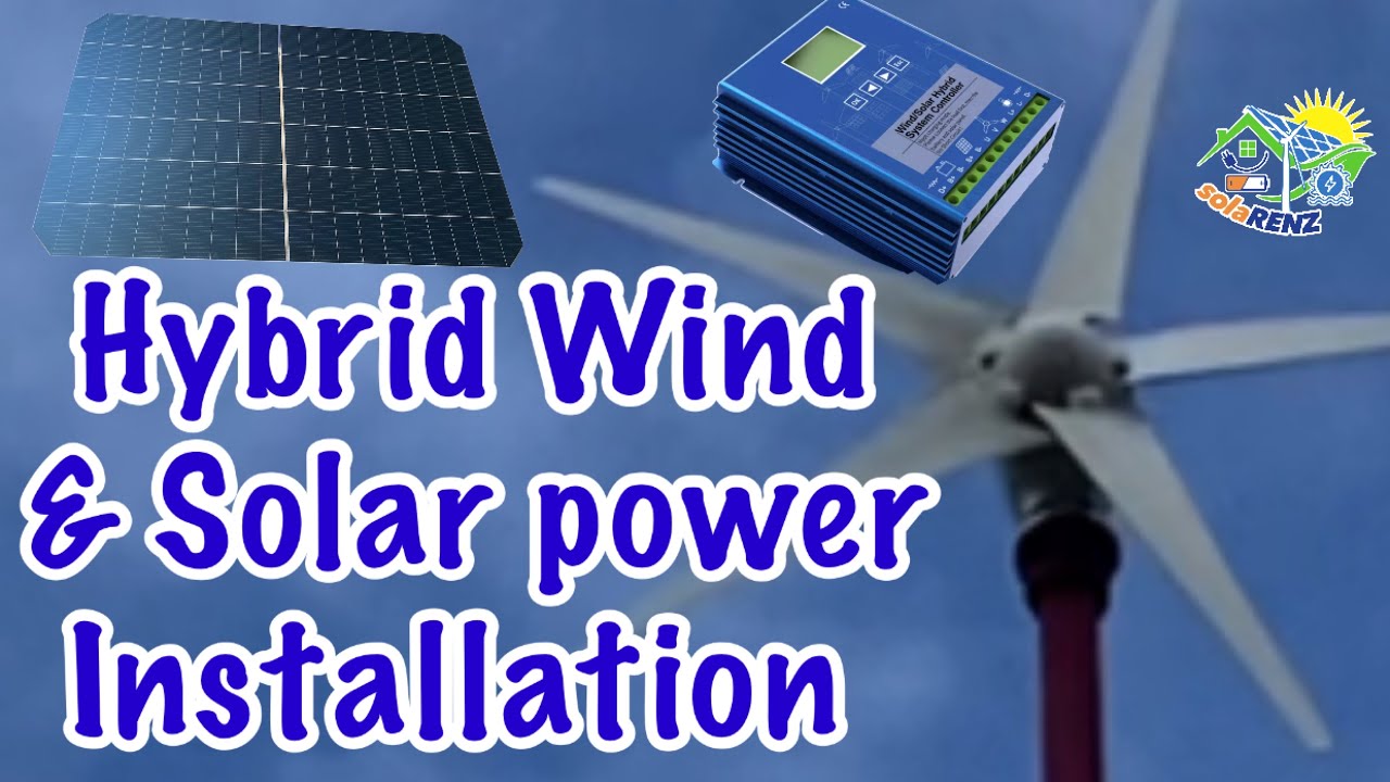WIND TURBINE, 600 Watts, Installation using MPPT HYBRID WIND | SOLAR CHARGE CONTROLLER