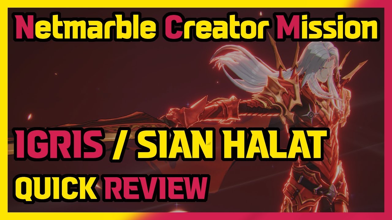 [NetmarbleMission] 시안 할라트 퀵 리뷰!!! / IGRIS SIAN  HALAT QUICK REVIEW | SololevelingArise 나혼자만레벨업어라이즈