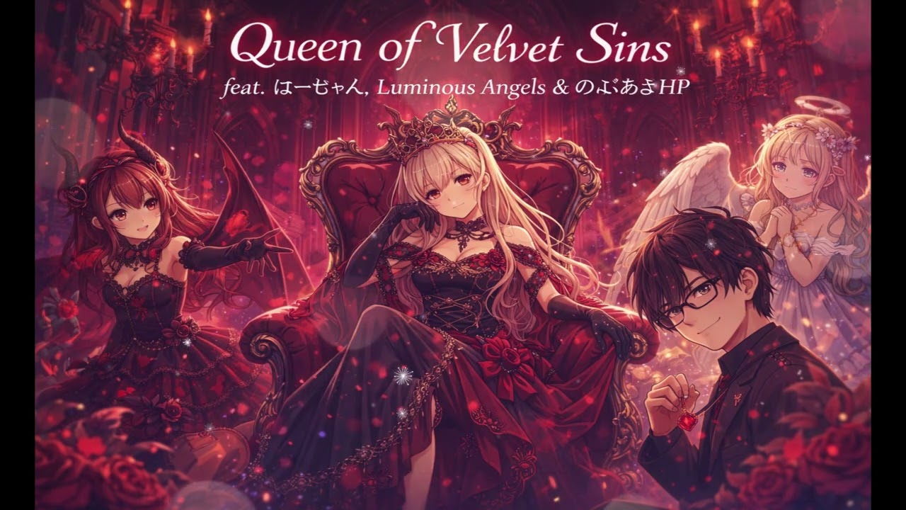 Queen of Velvet Sins feat  はーちゃん, Luminous Angels & のぶあきHP【#T AIChannel】