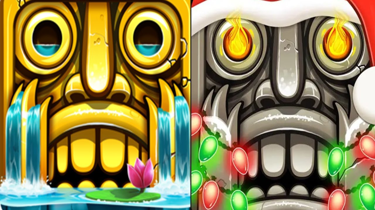 Temple Run 2 Enchanted Palace POTION COLLECTION VS Temple Run 2 Holiday Havoc HOLIDAY ADVENTURE