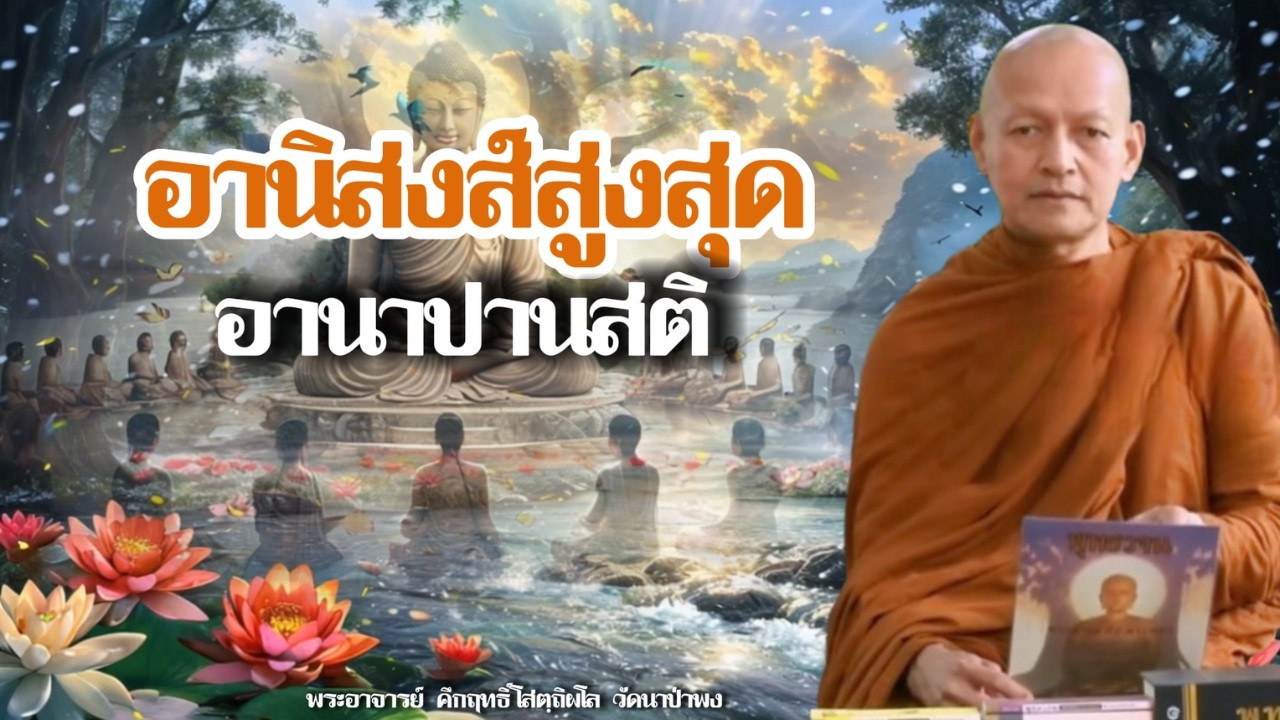 (มหาสติปัฏฐานสูตร) เจริญอานาปานสติเป็นเหตุให้ถึงซึ่งนิพพาน