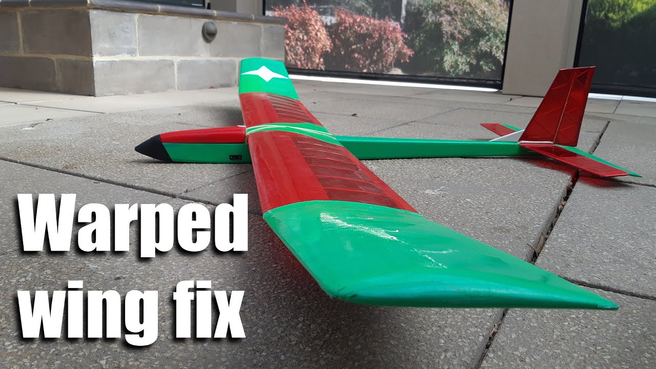 How to fix a warped balsa wing