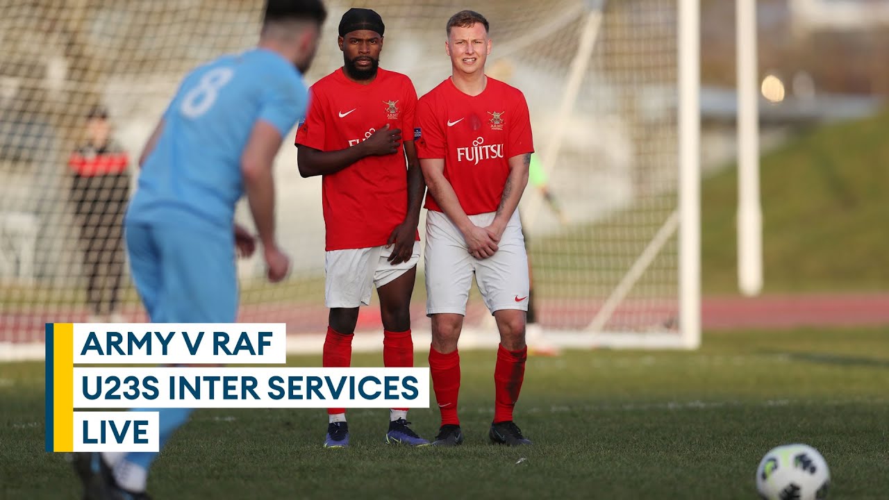 In full: British Army U23s v RAF U23s | 2025 Inter Services | FOOTBALL