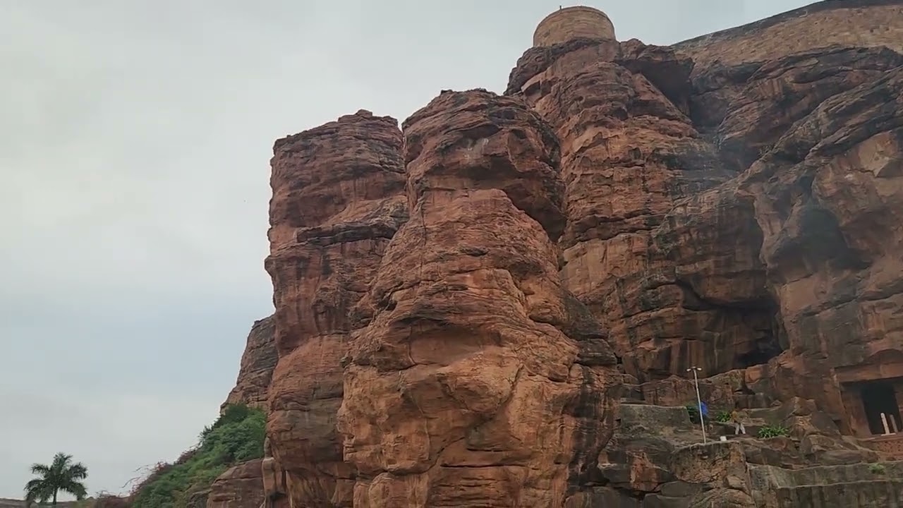Badami caves #sohanguru #travel #badamicaves #instagram #instagood #instareels