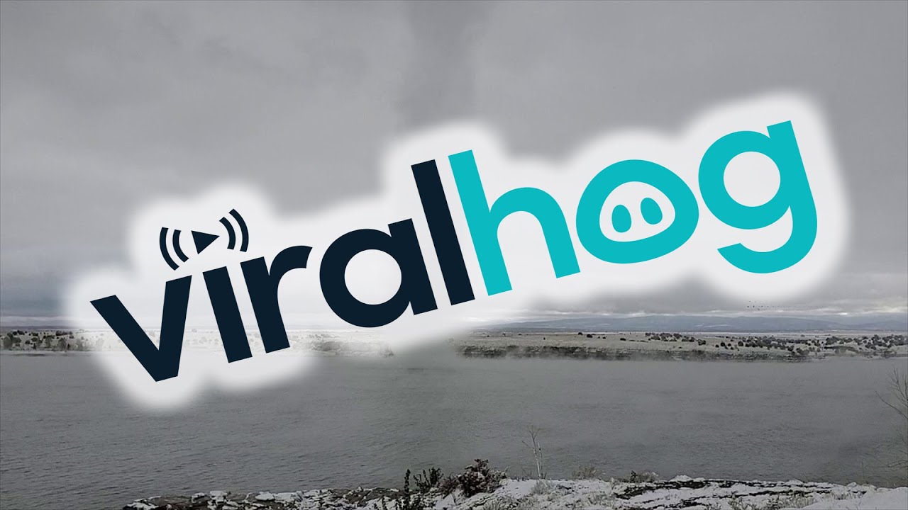 Captivating Cold Air Funnel at Lake Pueblo || ViralHog