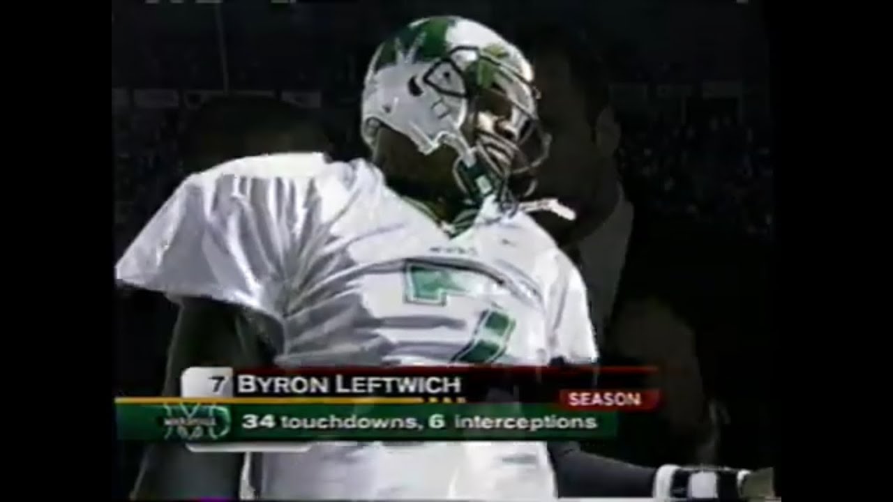 2001 MAC Championship - No. 20 Marshall Thundering Herd @ Toledo Rockets - Nov. 30, 2001 - Leftwich