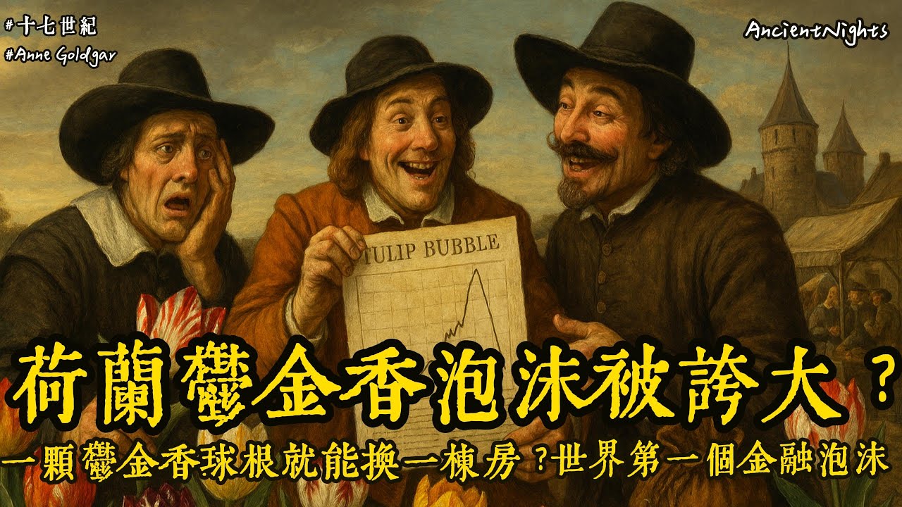 荷蘭鬱金香狂熱（Tulpenmanie）被誇大? 一顆鬱金香球根就能換一棟房? 世界第一個金融泡沫 #鬱金香狂熱 #tulipmania #荷蘭 #dutchgoldenage #金融危機 #投機 