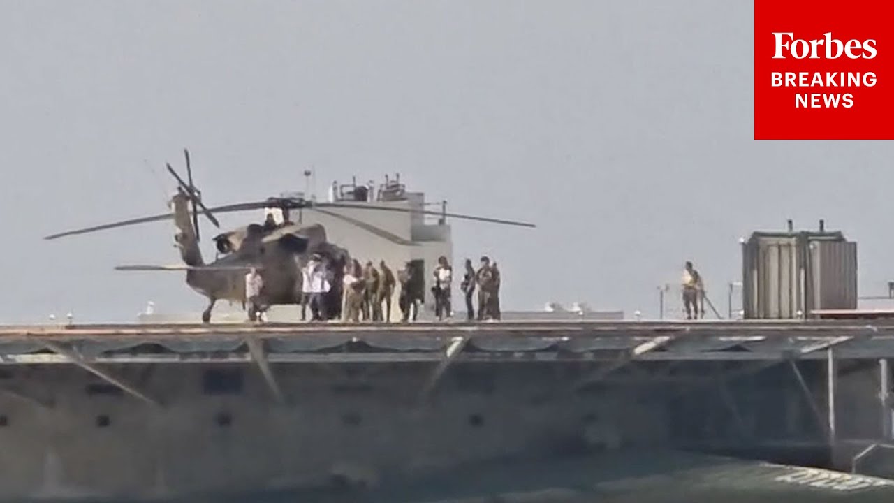 Israeli Hostage Released From Hamas Captivity Arrives At Tel Aviv Medical Center