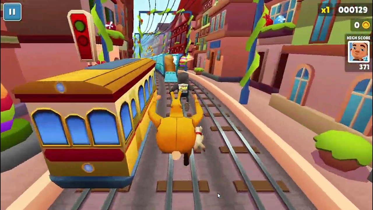 fazendo no coin no Subway surfers